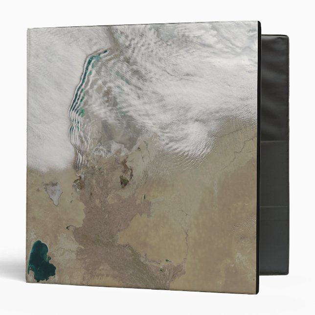 Distinctive lines of clouds 3 ring binder (Front/Inside)
