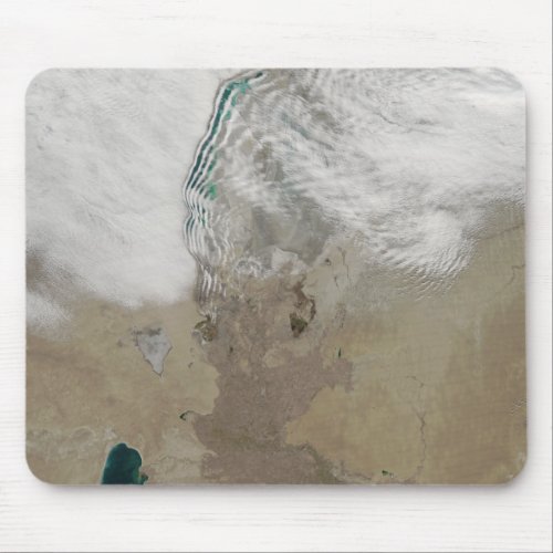 Distinctive lines of clouds mouse pad