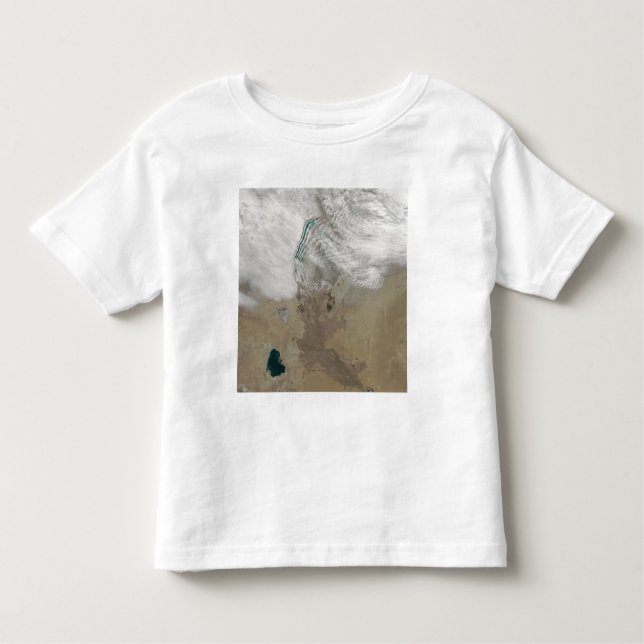 Distinctive lines of clouds toddler t-shirt (Front)