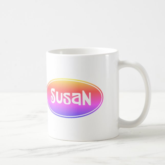 Distinctive "SUSAN" Coffee Mug (Right)