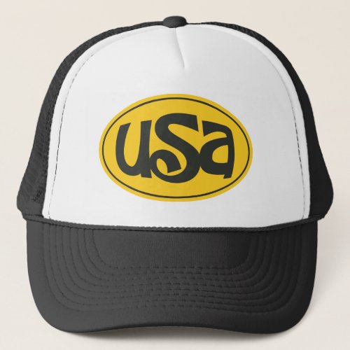 Distinctive USA Design Trucker Hat