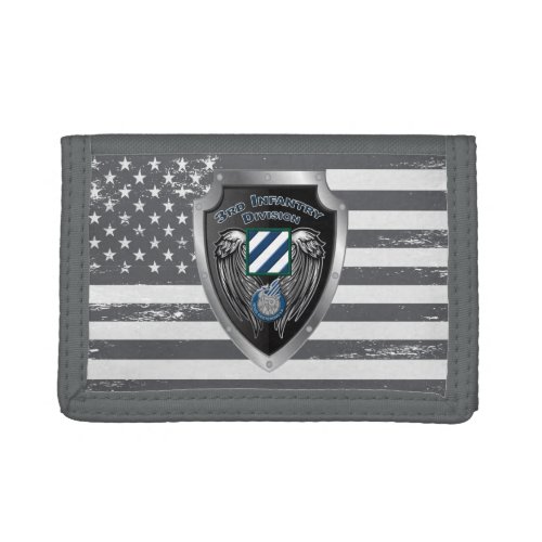 Distinguished 3rd Infantry Division Trifold Wallet