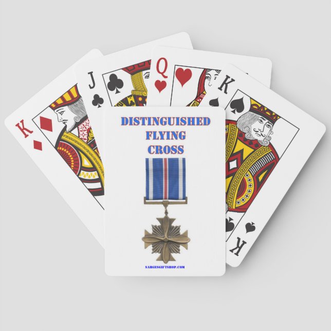 DISTINGUISHED FLYING CROSS POKER CARDS (Back)