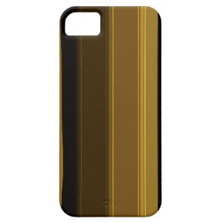 Distinguished Gentleman: Brown Striped Panels iPhone 5 Cases