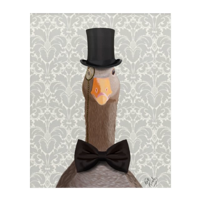 Distinguished Goose Acrylic Print (Front)