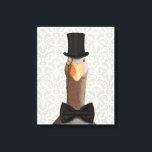 Distinguished Goose Canvas Print<br><div class="desc">Fashion & Figurative</div>