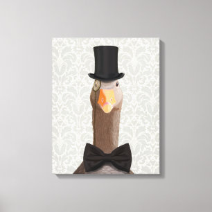 Distinguished Goose Canvas Print