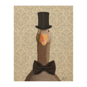Distinguished Goose Wood Wall Decor