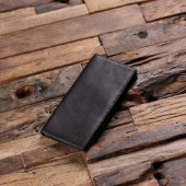 Distinguished Long Bi-Fold Breast Leather Wallet (Front)