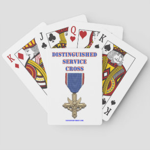 DISTINGUISHED SERVICE CROSS POKER CARDS