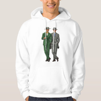 Distinguished Vintage Gentleman Illustration – Cla Hoodie