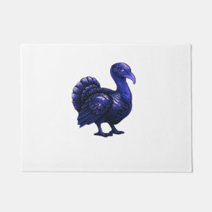 Distopian Turkey Thanksgiving Design Classic T-Shi Doormat