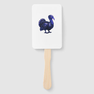 Distopian Turkey Thanksgiving Design Classic T-Shi Hand Fan