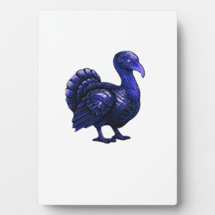 Distopian Turkey Thanksgiving Design Classic T-Shi Plaque