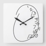 Distorted Clock Face at Zazzle
