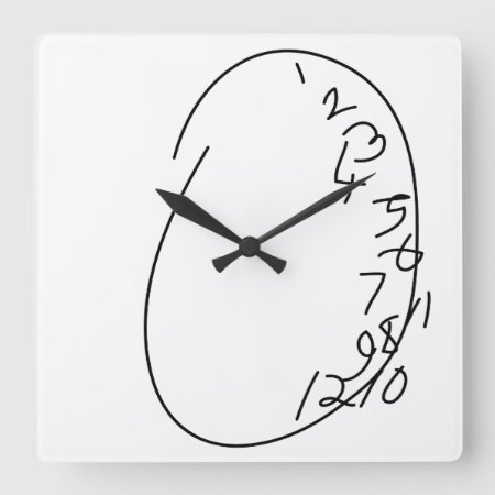 Distorted Clock Face