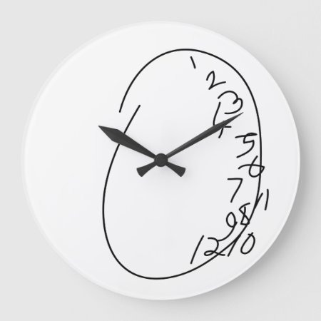 Distorted Clock Face