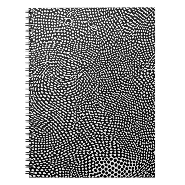 Distorted Dot Pattern Notebook (Front)