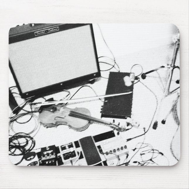 Distorted Electric Violin Mousepad (Front)