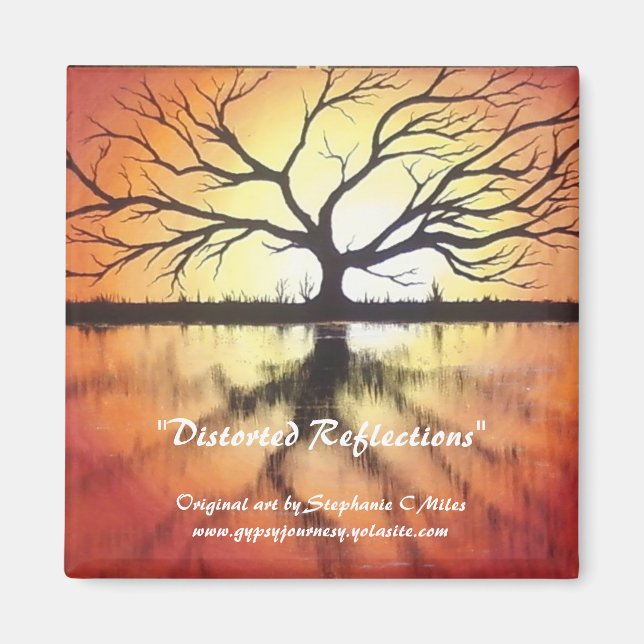 Distorted Reflections Magnet (Front)