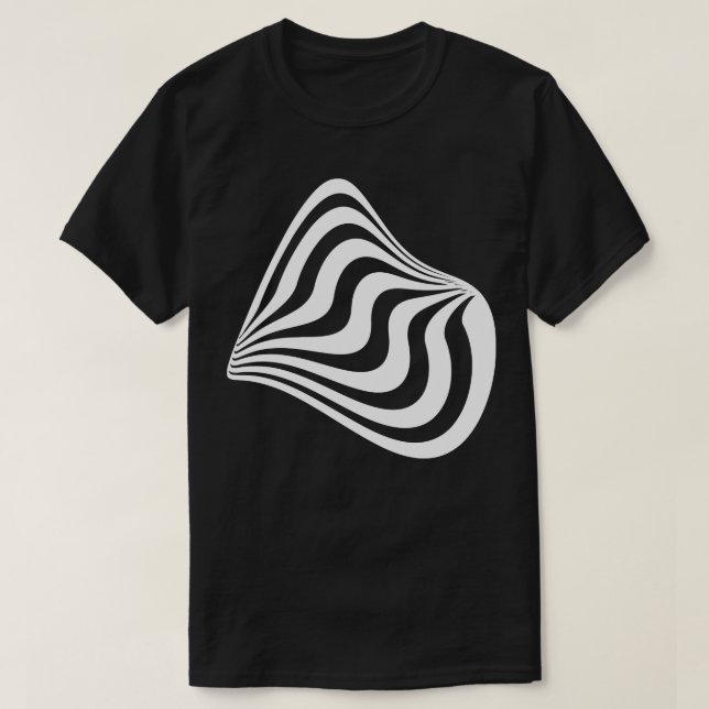 distorted shape design T-Shirt (Design Front)