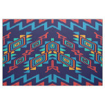 Distorted shapes abstract design fabric