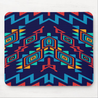 Distorted shapes abstract design mouse pad