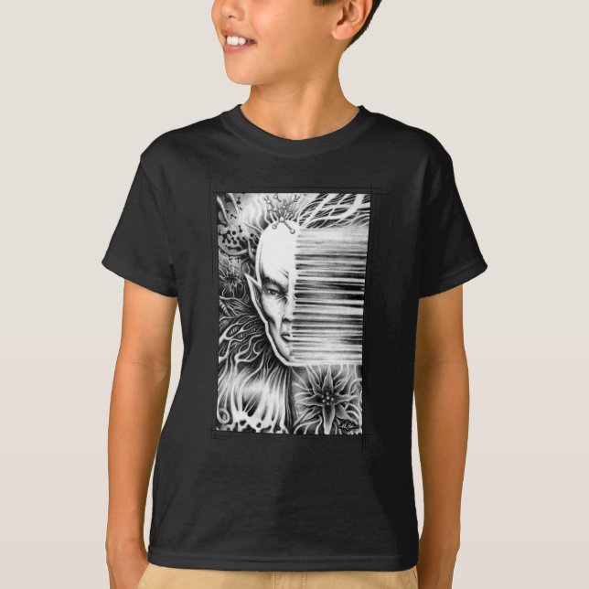 Distorted Sticker  T-Shirt (Front)
