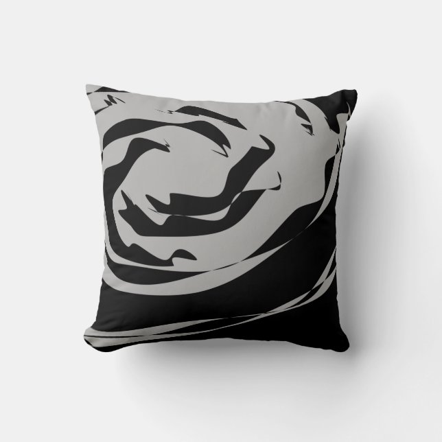 Distortion Throw Pillow (Front)