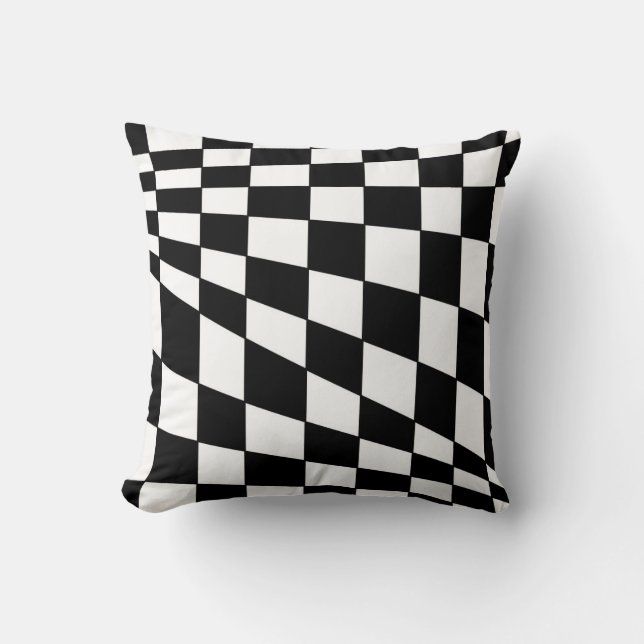 Distortion Throw Pillow (Front)