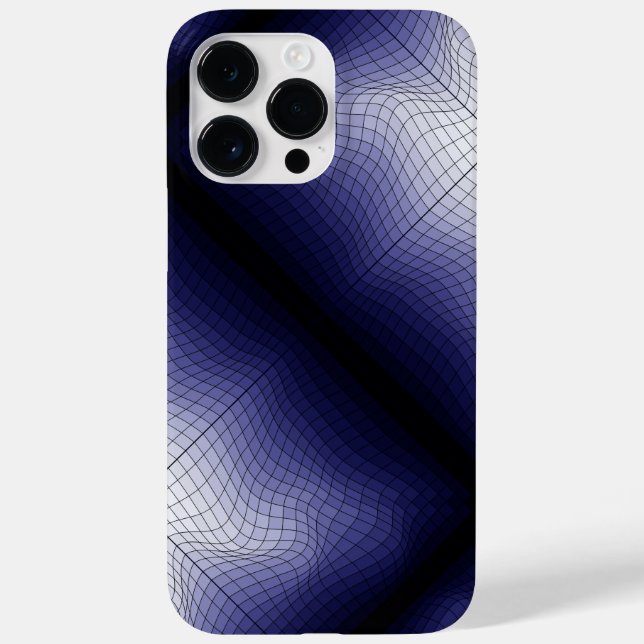 Distortion Wireframe.C01.GBluex4 Case-Mate iPhone Case (Back)