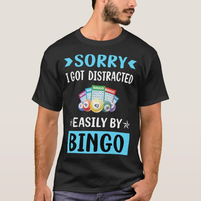 Distracted Bingo T-Shirt (Front)