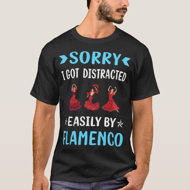 Distracted Flamenco T-Shirt (Front)