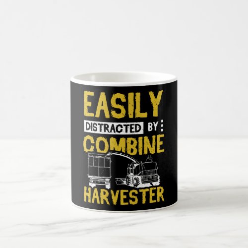 Distracted From Combine Harvester Coffee Mug