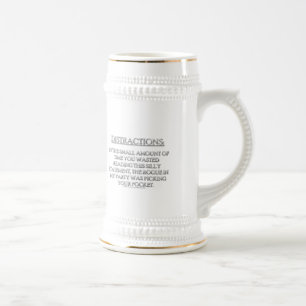 Distractions Beer Stein