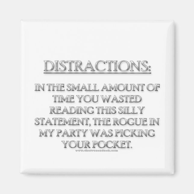 Distractions Magnet (Front)