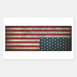 Distress Flag Sticker