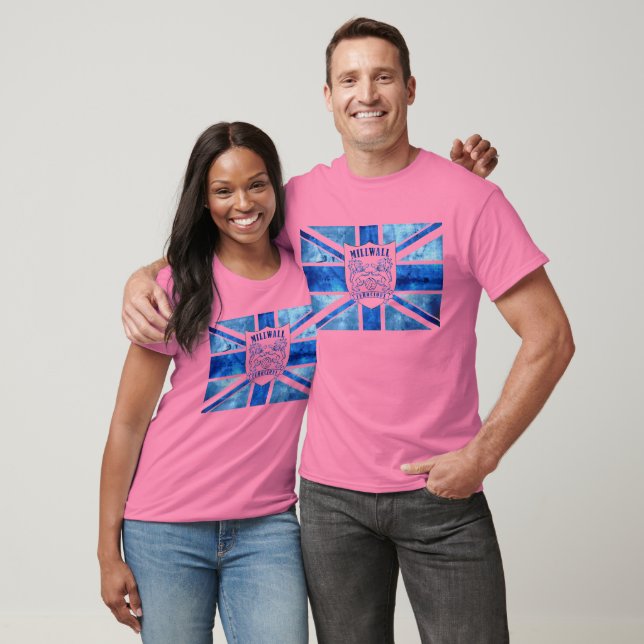 Distress look Millwall Flag T-Shirt (Unisex)