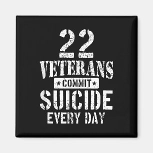 Distressed 22 Veterans Commit Suicide Every Day  Magnet