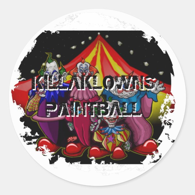 Distressed 2 Round Stickers (Front)