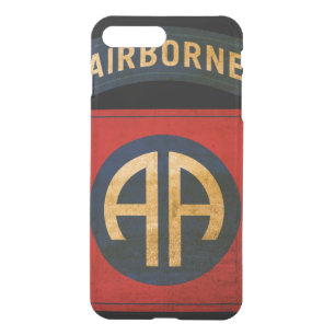 Distressed 82nd Airborne Patch iPhone 8 Plus/7 Plus Case