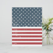 distressed american flag (Standing Front)