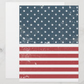 distressed american flag (Front/Back)
