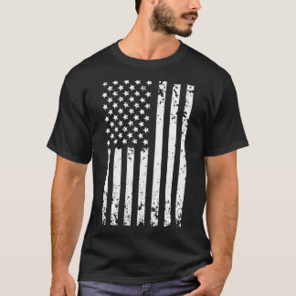 Distressed American Flag 4th Of July Vintage Patri T-Shirt