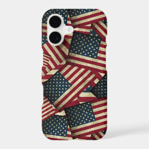 Distressed American Flag Art iPhone 17 Case