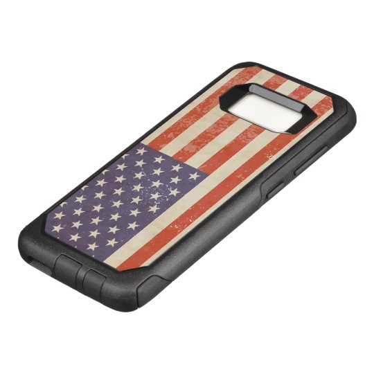 American Flag Aged OtterBox Defender Samsung Galaxy S8 Case