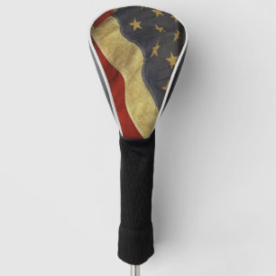 Distressed American Flag Golf Head Cover