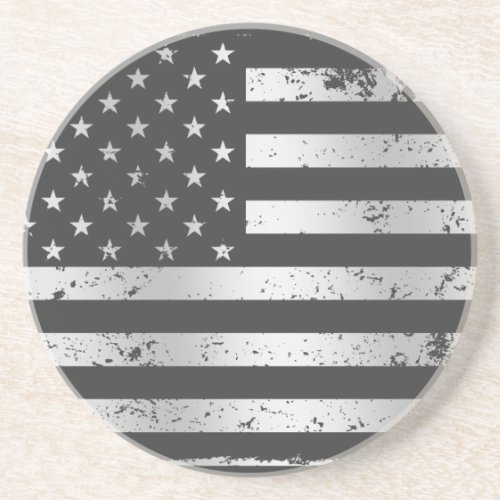 Distressed American Flag II Coaster