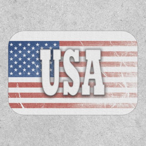 Distressed American Flag Patch