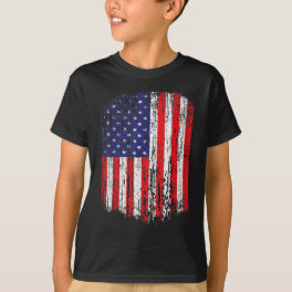 Distressed American Flag Patriotic T-Shirt